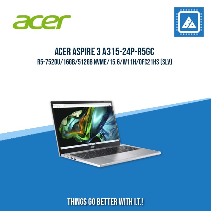 ACER ASPIRE 3 A315-24P-R5GC R5-7520U/16GB/512GB NVME | BEST FOR STUDENTS AND FREELANCERS LASPTOP ACER ASPIRE 3 A315-24P-R5GC R5-7520U/16GB/512GB NVME | BEST FOR STUDENTS AND FREELANCERS LASPTOP